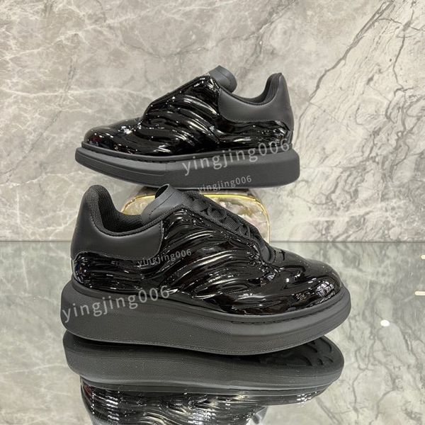 

women designer quality sneakers white blak shoes brand low sneaker leather rubber sole causal shoes2023, Black
