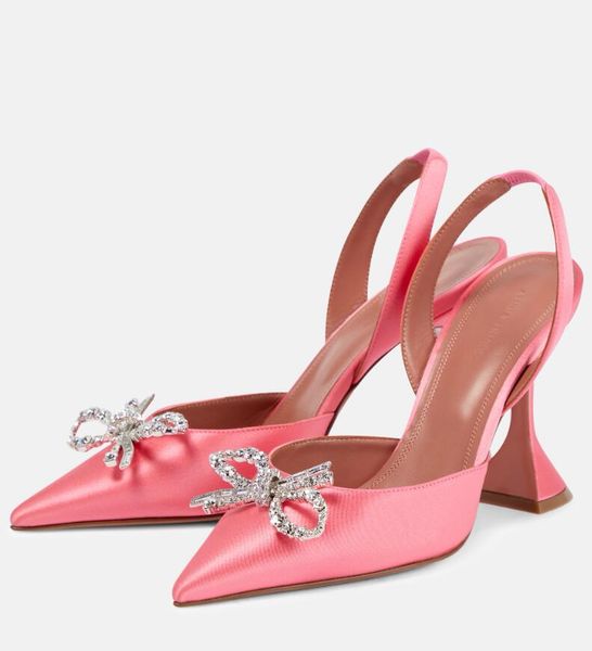 

fashion brand arrival shoes rosie leather slingback pumps leather studded ladies ankle strap womens pumps party wedding bridal party dress e, Black