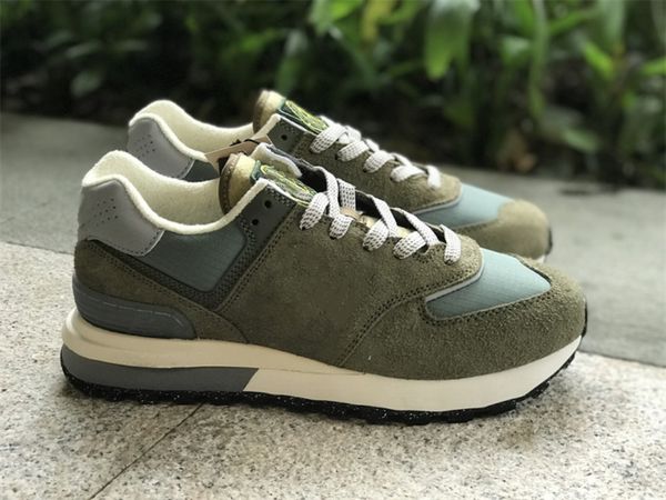 

basketball shoes nb 574 legacy olive green og rte outdoor shoes sneaker sports with original box