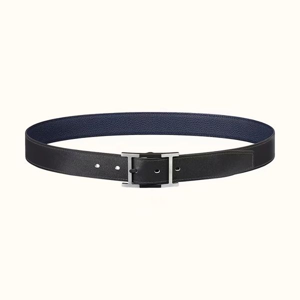 

classics men belts designer mens and woman fashion togo leather classic reversible belt black brown h gold silver buckles 38cm ht029