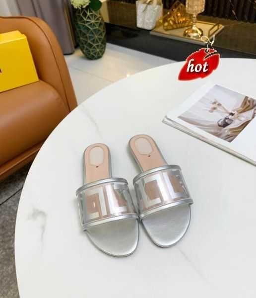 

designer slides slippers women black luxurys fendyity withe banded flats sandals leather baguette pattern ladies letter beach flip flops 5 j