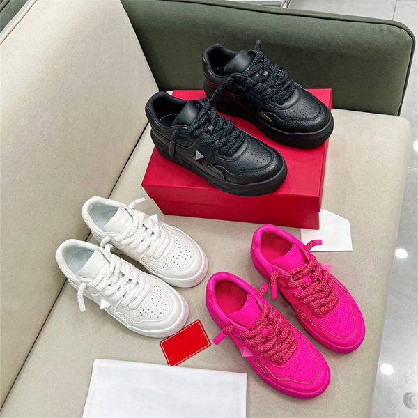 

white shoes female casual rivet heightening lace-up muffin bottom couple daddy shoes sneakers