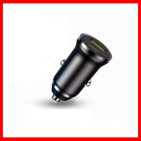 

metal 4.8a fast charger mini usb car charger for mobile phone tablet gps car-charger dual usb car phone charger adapter in car car-charge ca