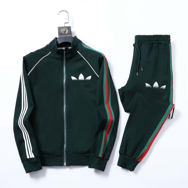 

suits tracksuit sweat new sports men suit men hoodies jackets tracksuits jogger suits jacket pants sets men jacket sporting suit sets -3xl, Gray