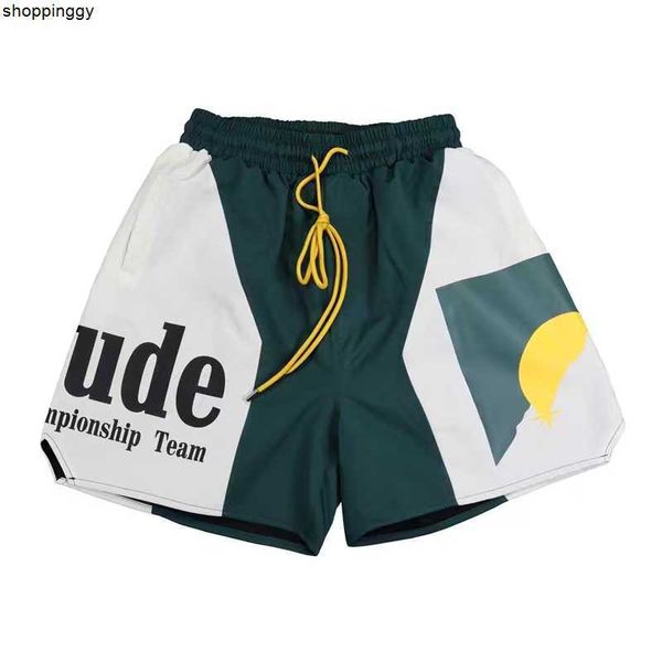 

shorts rhude cargo beach summer fashion sports size s-xl, White;black
