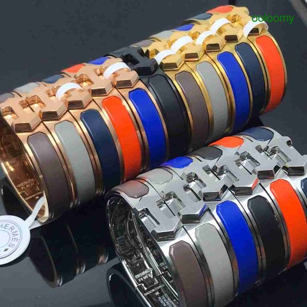 

hemres designer bracelet black warrior bracelet new letter soblack enamel fashion couple narrow men's and women's