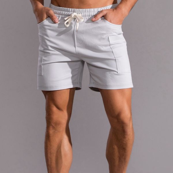 

men's shorts fashion man summer casual shorts with four pockets 230424, White;black