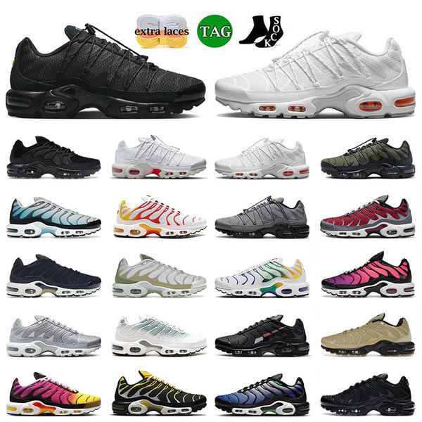 

fashion tn plus running shoes utility berlin tns terrascape big size 12 black university blue bred toggle lacing for mens women trainers