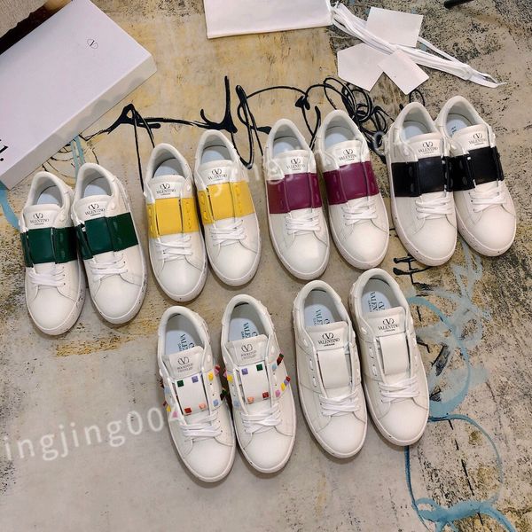 

2023 new luxurys mens womens boots sneaker fashion casual shoes leather shoe walking mens sports trainers sneakers, Black