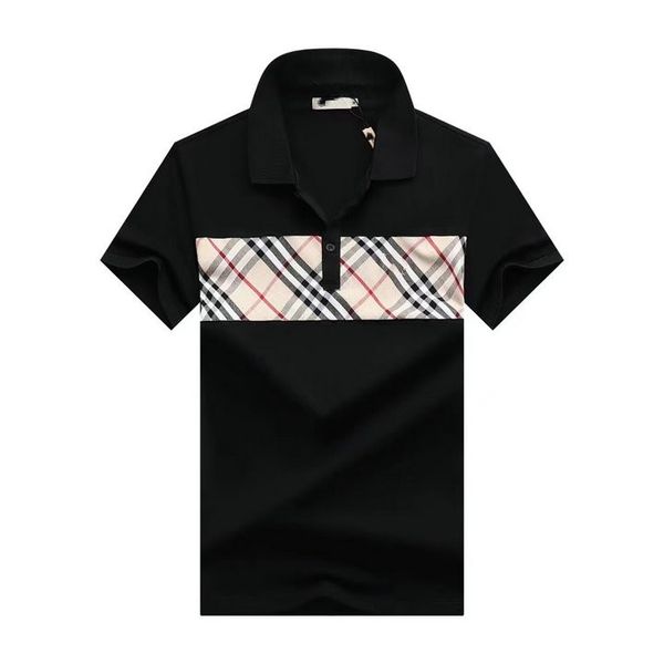 

summer design polo fashion embroidery men's polo shirt t shirt men's high street casual shirt t shirt multicolor.m-3xl#2005, White;black