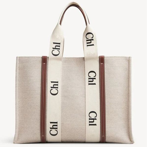 

women handbags woody tote shopping bag handbag canvas fashion linen large beach bags luxury designer travel crossbody shoulder wallet purse