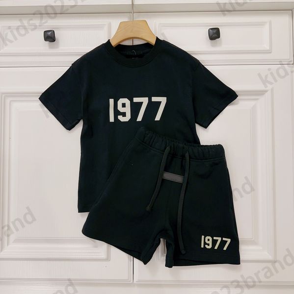 

kids sports sets designer t-shirts sets brand children t shirts with shorts two pieces sets summer fashion t shirts cotton t-shirt beach sho, White