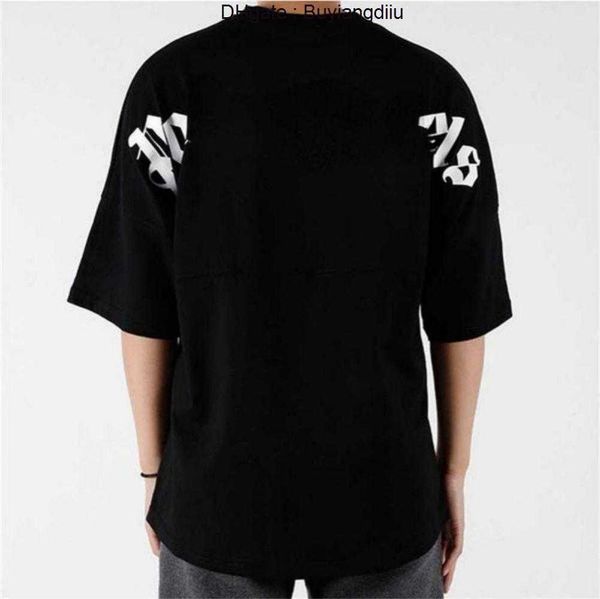 

22s men's t shirts t shirt palms palmangel city designer limited inkjet graffiti letter printing men's women's sailboat short, White;black