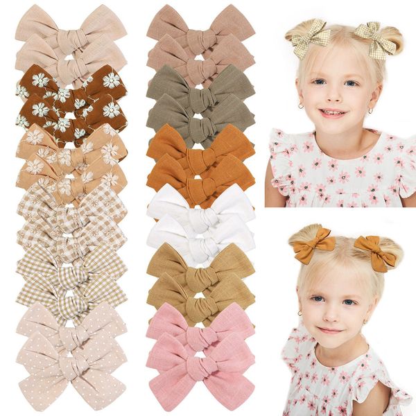 

girls bows hair clip boutique hair accessories kids double bows tie princess hairpins 6 color children birthday party bowknot barrettes dh02, Slivery;white