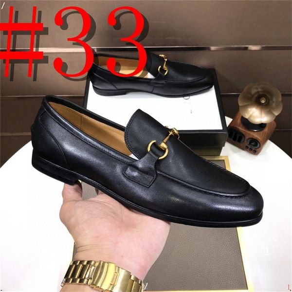 

g12/34model luxury loafers men shoes fashion weeding man shoe leather dress business designer shoes for men, Black