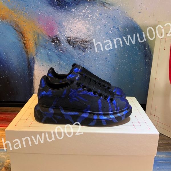 

2023 designer flat sneaker casual shoes denim canvas leather fashion platform mens womens low sneakers, Black