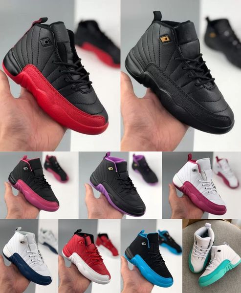 

kids shoes 12s basketball pink sneakers toddler game red flu gym shoe children black athletic deadly