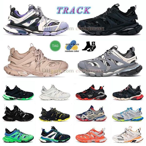 

luxury brand designer track 3 3.0 sneaker men women shoes casual tracks 3.0 triple white black leather nylon printed platform dhgate trainer