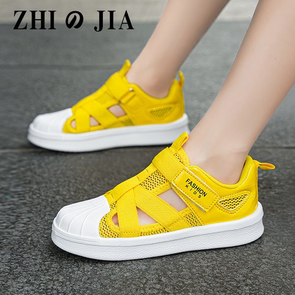 

first walkers children casual shoes boys light student summer 512 years old sport breathable mesh footwear kids fashion chunky sneakers teni