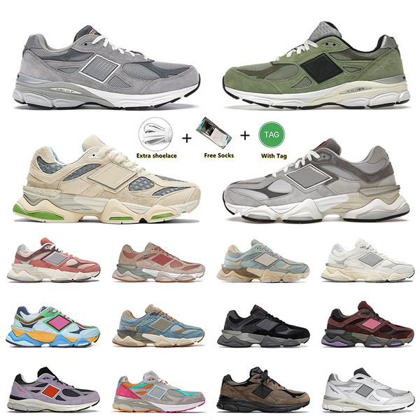 

9060 designer 990 sneakers running shoes for men women v3 grey jjjjound olive bricks wood rain cloud grey cherry blossom blue haze sea salt