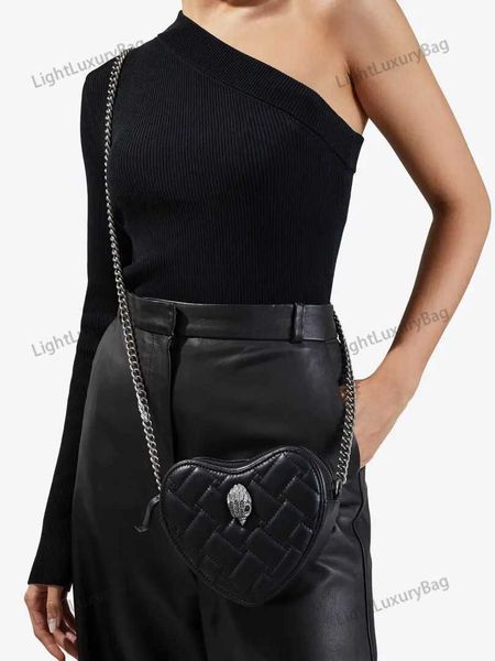

vintage designer london brand chains heart shape small size crossbody bagvfor women luxury love bags real leather handbags 230424