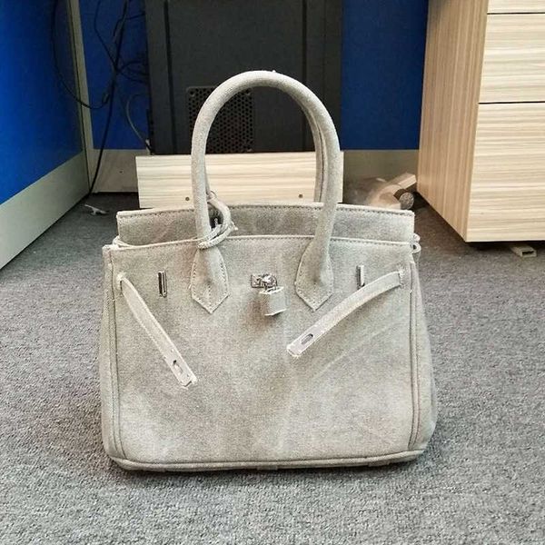 

custom canvas tote bags h ermes handbags 2023 new fashion trend creative personality art army green old oblique straddle tote handheld canva