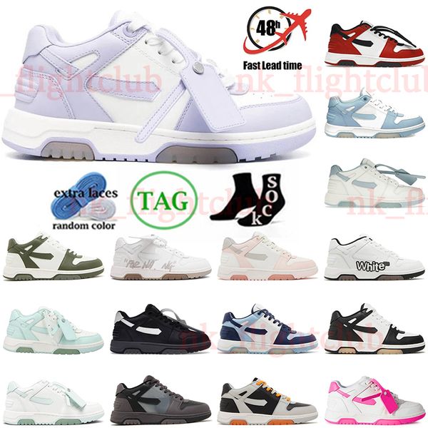 

New Designer Casual Shoes Out of Office Luxury Platform Shoes Low-tops Off Black White Pink Leather Light Blue Patent Trainers White for Walking Men Womens, B14 pink light grey 36-40