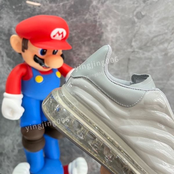 

2023new men womens brand quality sneakers white blak shoes brand low sneaker leather rubber sole causal shoes, Black