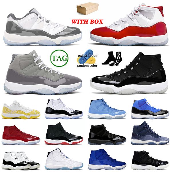 

11s cement grey basketball shoes jumpman 11 cherry cool grey 25th anniversary jubilee tour yellow snakeskin high concord midnight navy dmp s