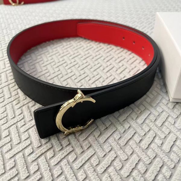 

designer belt man fashion black belts for man gold letters buckle silver buckle 4.0cm width red commercial style belts, Black;brown