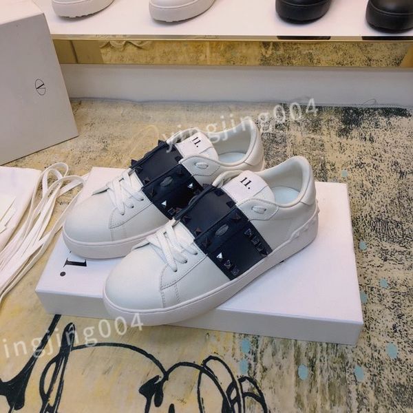 

2023 mens womens boots sneaker fashion casual shoes leather shoe walking mens sports trainers sneakers, Black