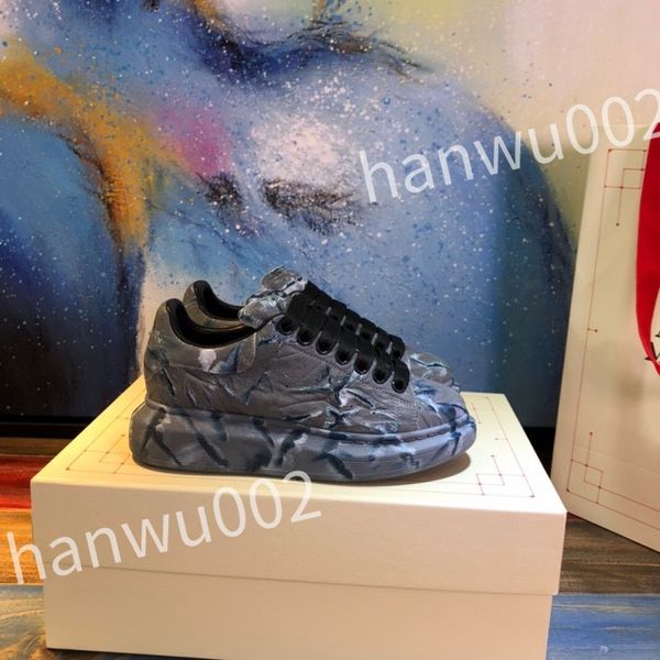 

new designer flat sneaker casual shoes denim canvas leather fashion platform mens womens low sneakers, Black
