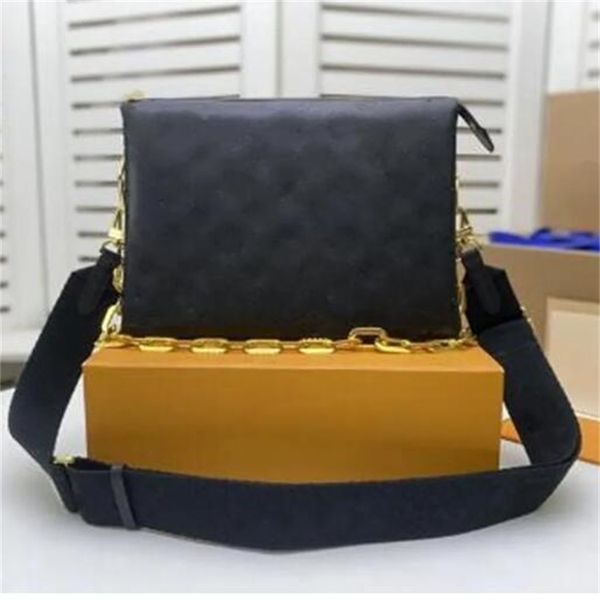 

designer bags m57790 genuine leather crossbody bags luxury women's mens purses tote messenger wallets square handbags embossed two satc