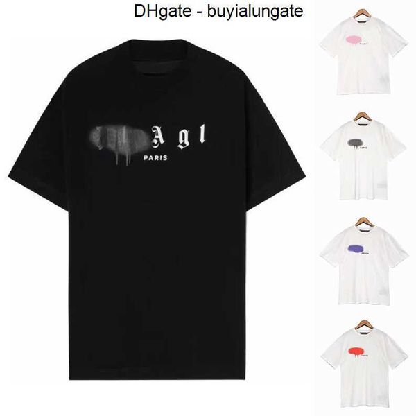 

palms mens t shirt angels summer womens designers t shirts luxurys letter cotton tshirts clothing polos short sleeve high-quality tees, White;black