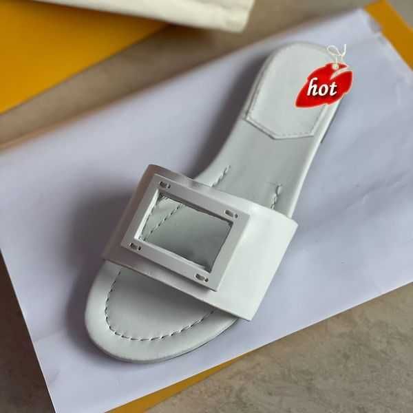 

slides sandals luxurys leather womens fendyity flats slippers baguette pattern high heels designer shoes summer outdoor flip flops mcg0