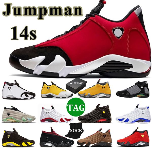 

men basketball shoes 14s jumpman 14 gym-red hyper royal ginder black-toe thunder particle-grey winterized mens sports sneakers