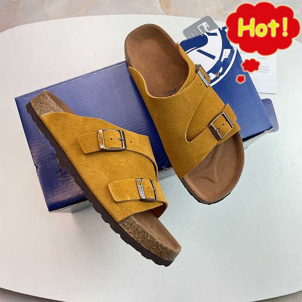 

2023 birks clogs cork designer women sandals arizona soft footbed gizeh slippers caliente verano flip flops hombres mujeres beach sliders ou, Black