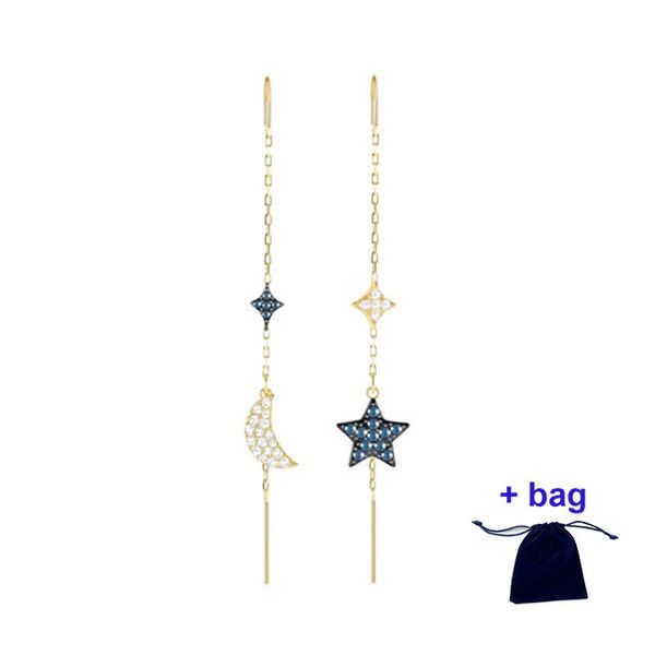 

swa fashion charm earrings mastery earrings exquisite gift box ing, Golden
