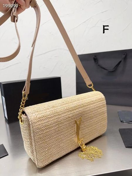 

2023fashion luxury designers bags women shoulder crossbody bagstraw tote wallet suitable for summer seaside vacation high capacity with diag