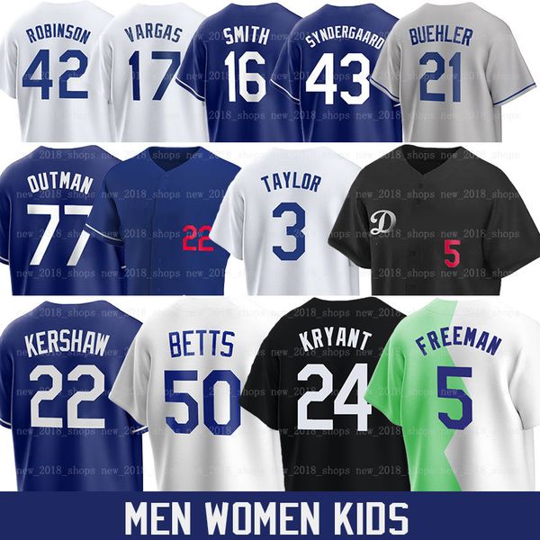 

50 mookie betts dodgers baseball jerseys clayton kershaw freddie an james outman miguel vargas walker buehler martinez max muncy miguel roja, Blue;black