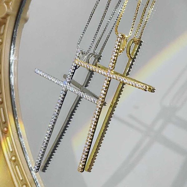 

wholesale cross pendant vvs moissanite diamond 925 sterling silver hip hop