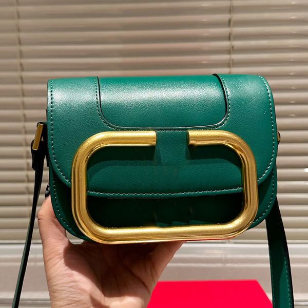 

women messenger bag flap shoulder bags designer handbag cowhide genuine leather gold hardware letter buckle lady pouch envelope package