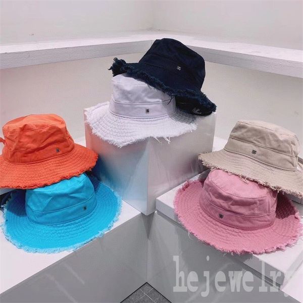 

designer luxury hat women fashionable soft caps portable flat mens daily leisure casquette adjustable drawstring chin strap bucket hats euro, Blue;gray