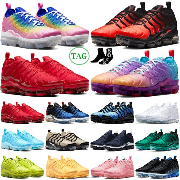 

tn plus running shoes men women triple black white red wolf grey usa atlanta neon yolk bubblegum olive all noble red mens tns outdoor traine