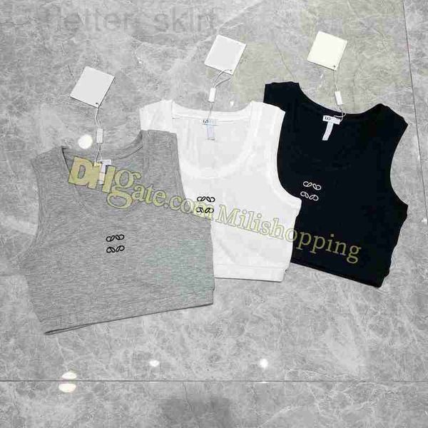 

women's tanks & camis luxurioustanks designer womens knits tees t shirts sleeveless woman summer vest short shirt lady slim vests ice s, White