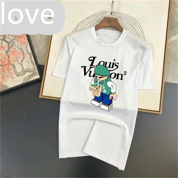 

men's t-shirt and polo shirt luxury t-shirt men's and women's designer t-shirt short summer fashion casual with brand alphabe, White;black