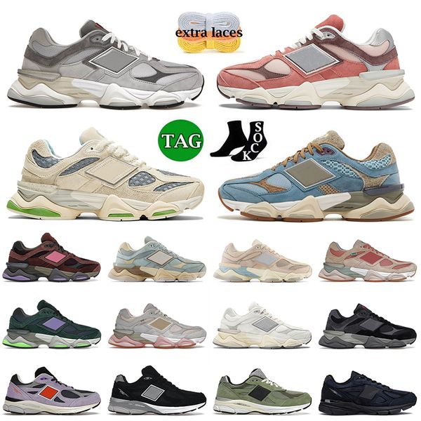 

9060 athletic sneakers running shoes rain cloud grey cherry bricks wood burgundy joe freshgoods 990 v3 jjjjound trainers outdoor jogging men, Black