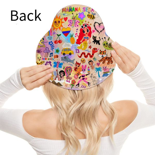 

wide brim hats bucket hats mermaid bucket hats doublesided fisherman hat fashion outdoor sunscreen women men panama 230424, Blue;gray