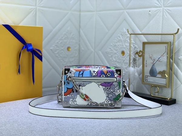 

mt luxurys designers symmetrical mini soft trunk bags genuine leather bucket shoulder pouch women crossbody cross body handbag bag damier gr