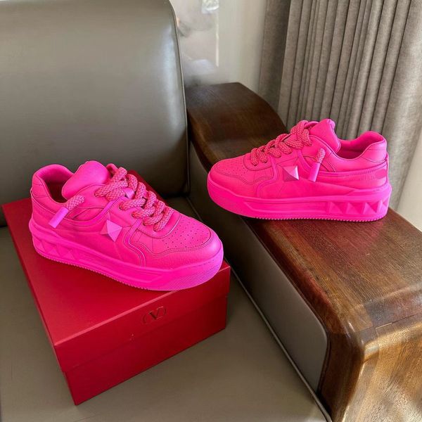 

roller shoes casual rivet heightening lace-up muffin bottom couple daddy sneakers